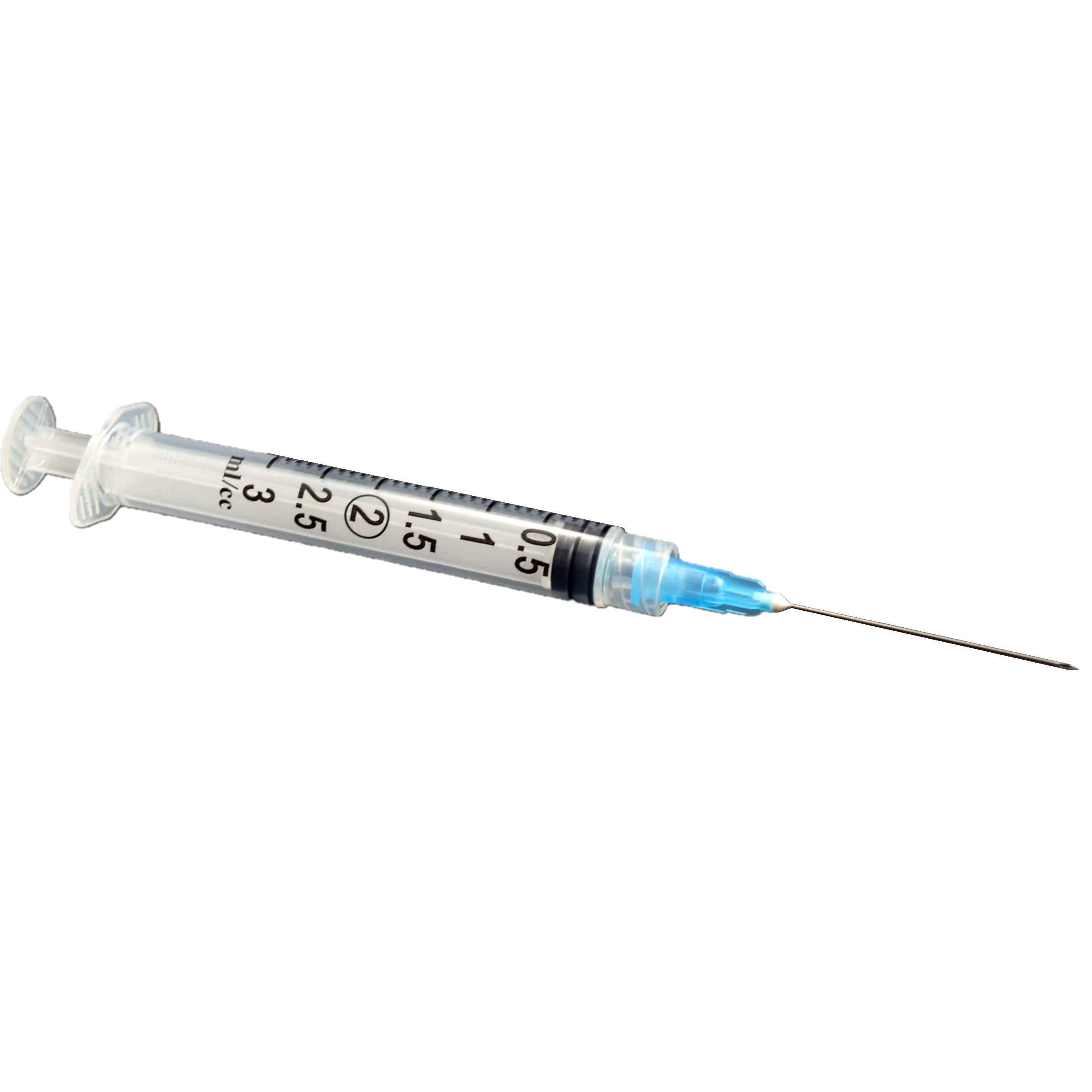 Syringe 3cc LL with Hypodermic Needle EXELInt® 3 .. .  .  